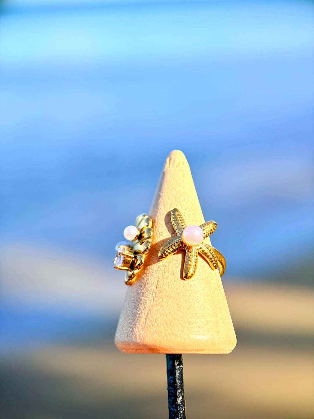 Sortija de Mar con Perlas