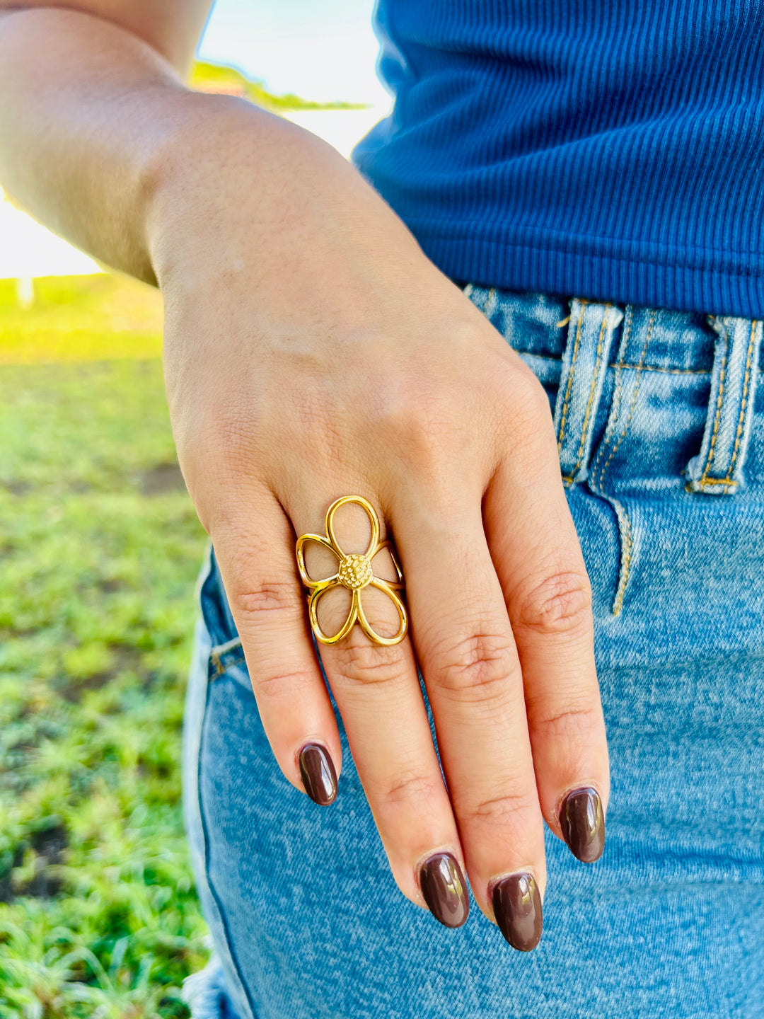 Sortija de Flor Oro