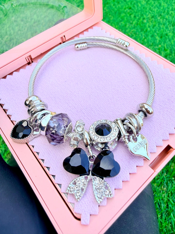 Pulsera de Charms Negra