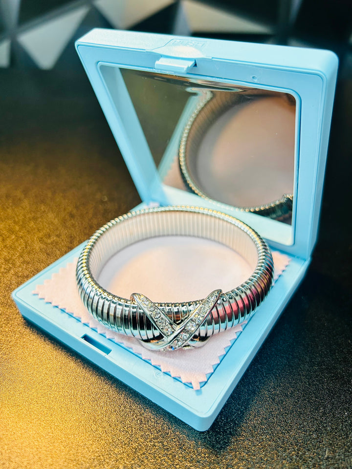 Pulsera Tuboga XL Plata