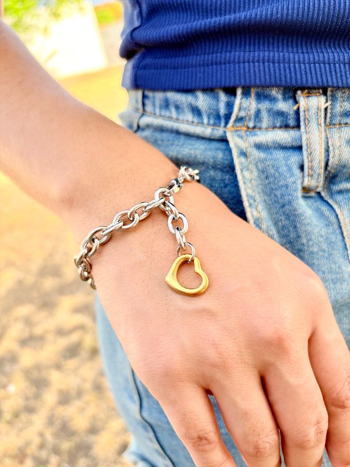 Pulsera Doble Tono
