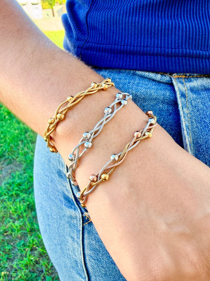 Pulsera de Bolitas ThreeColor