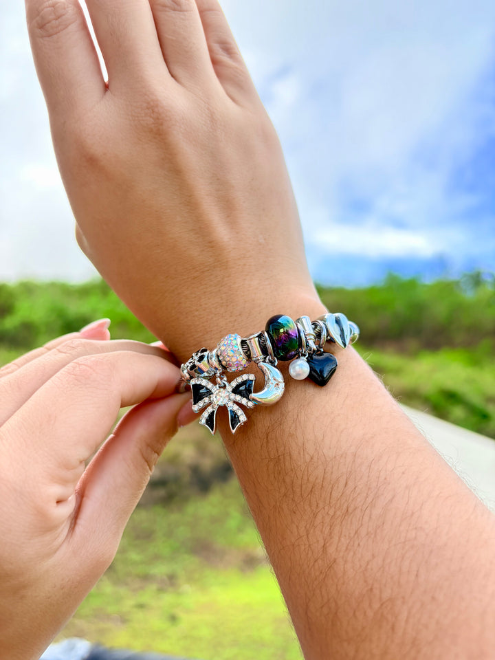 Pulsera de Charms Negra