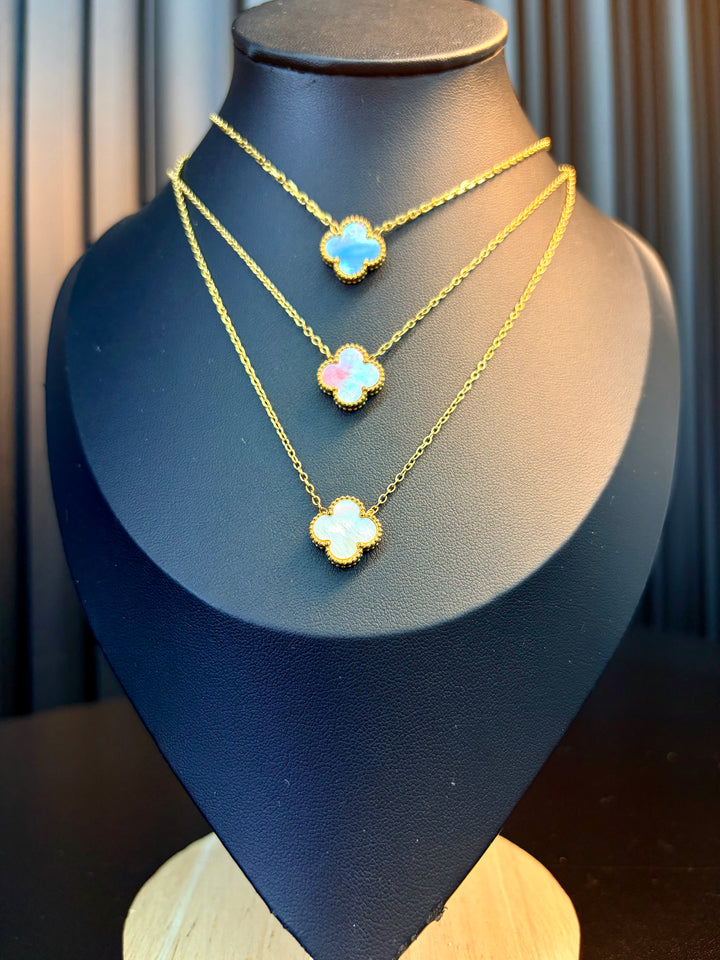 Collar Van Cleef Blanco Perlado
