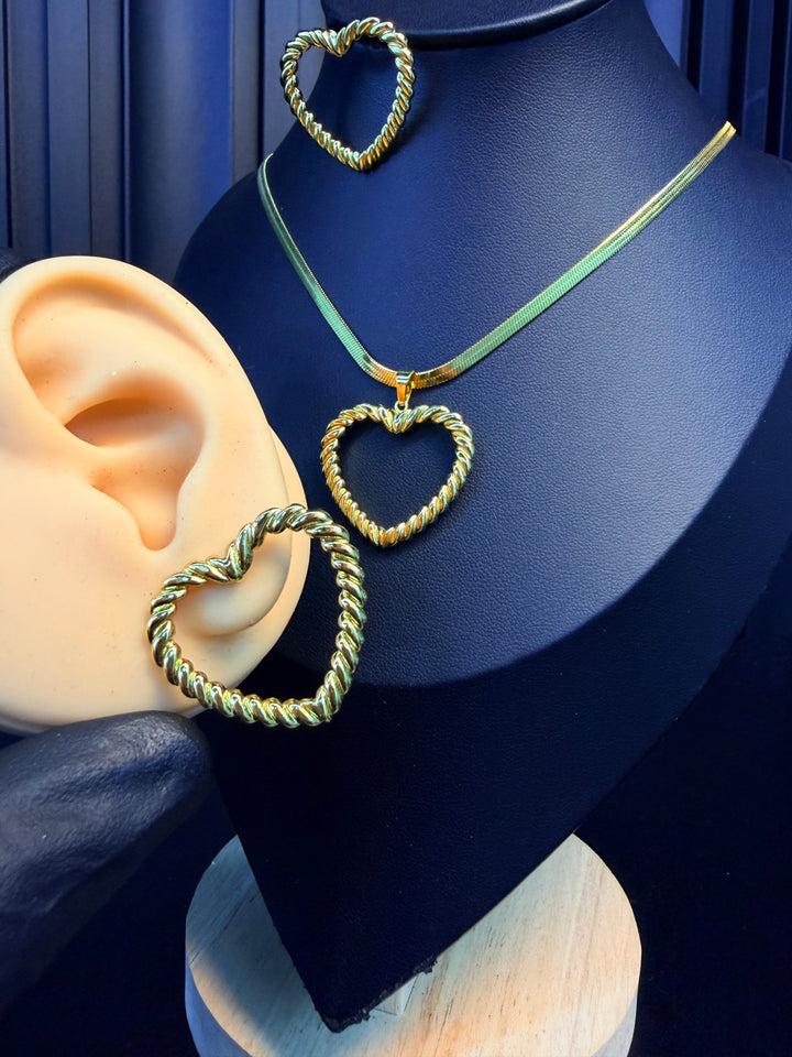 Set de Corazon Oro