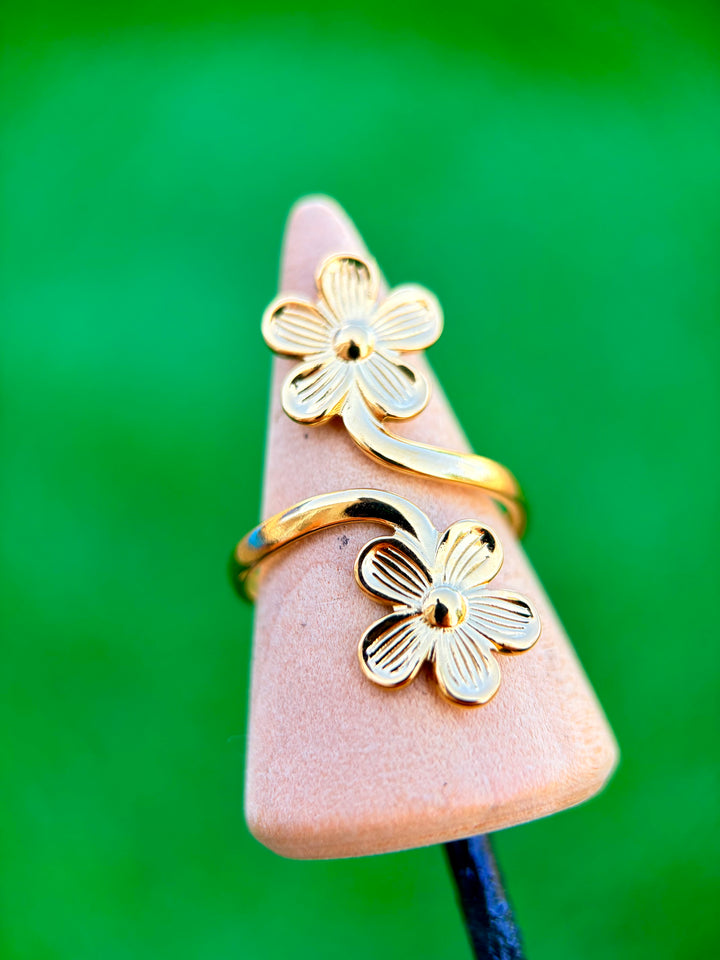 Sortija de Flores Oro