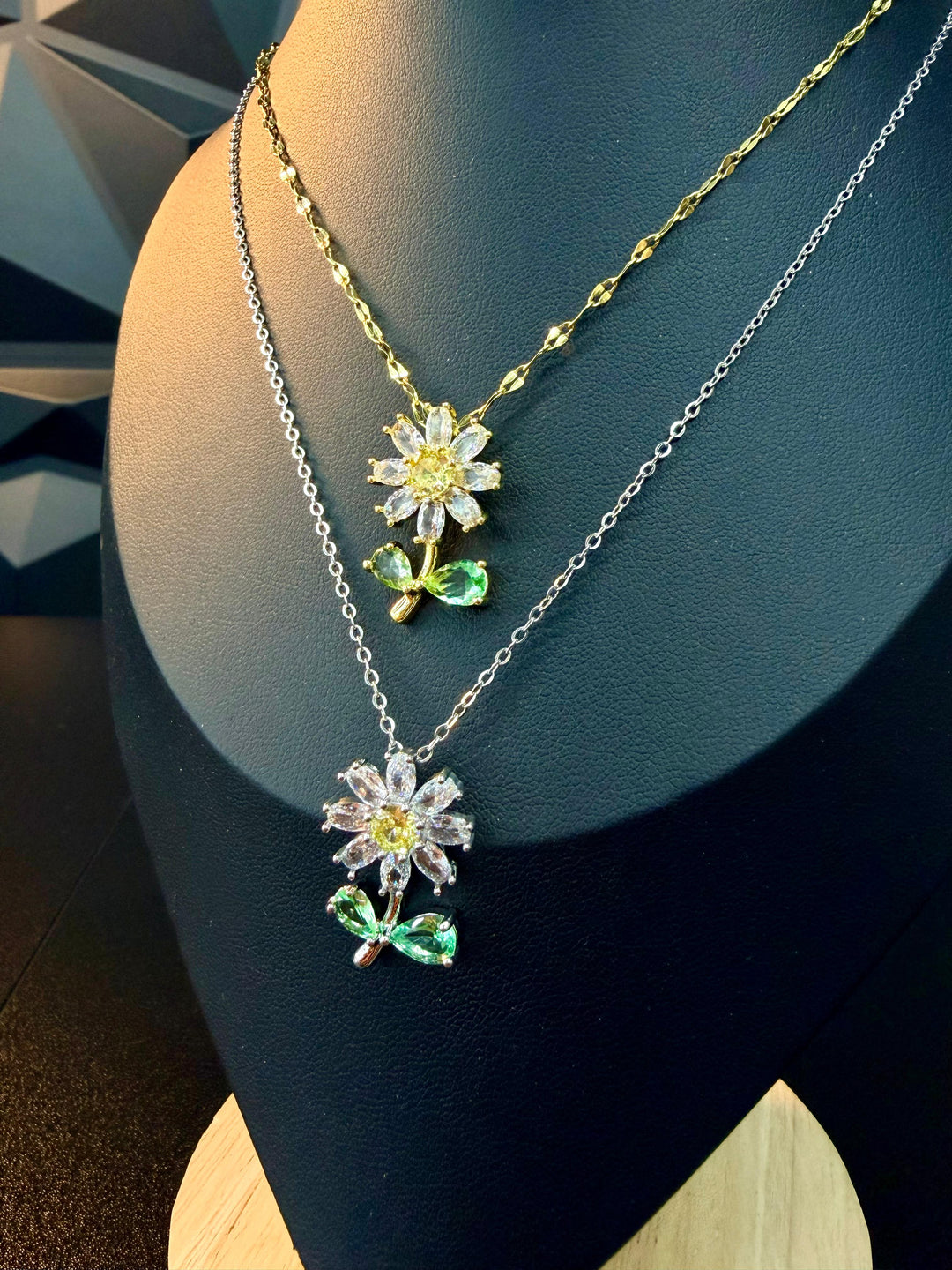 Set de Flor Margarita Oro