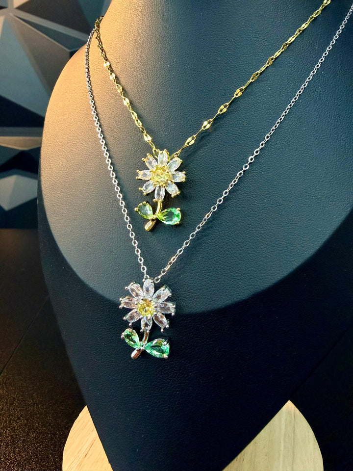 Set de Flor Margarita Oro