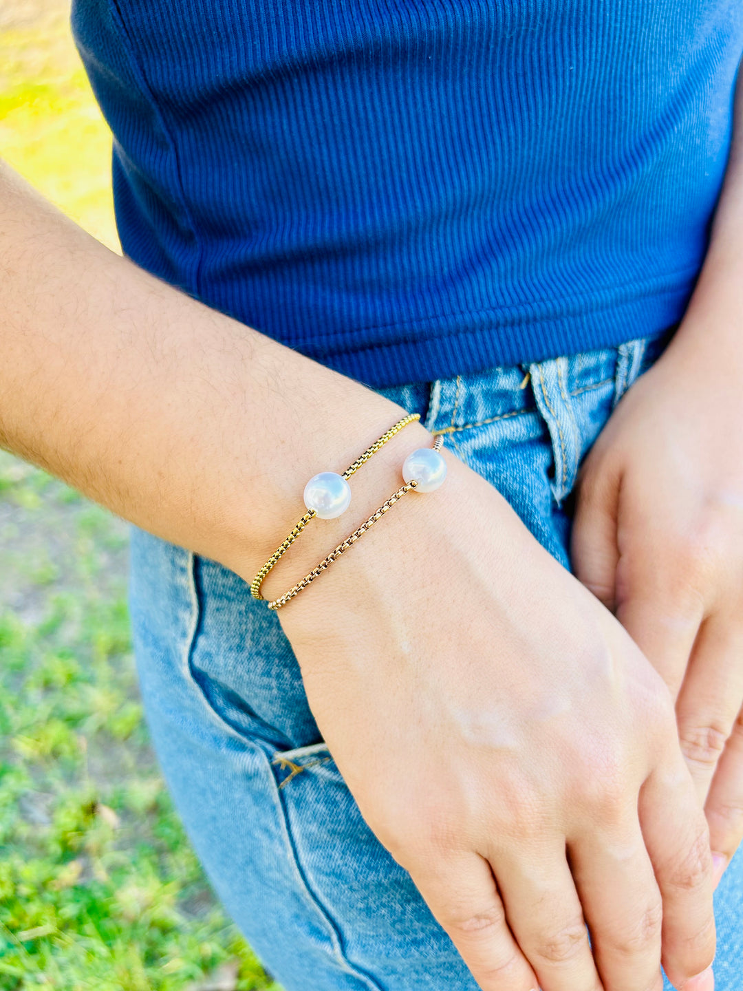 Pulsera Ajustable de Perla 2