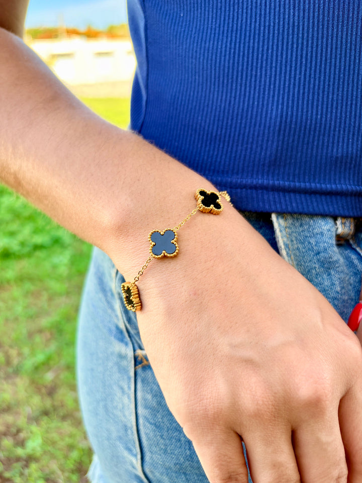 Pulsera de Flores Negras UNISEX
