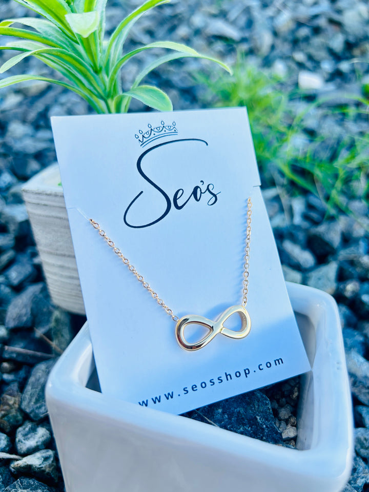 Infinity Gold Necklace