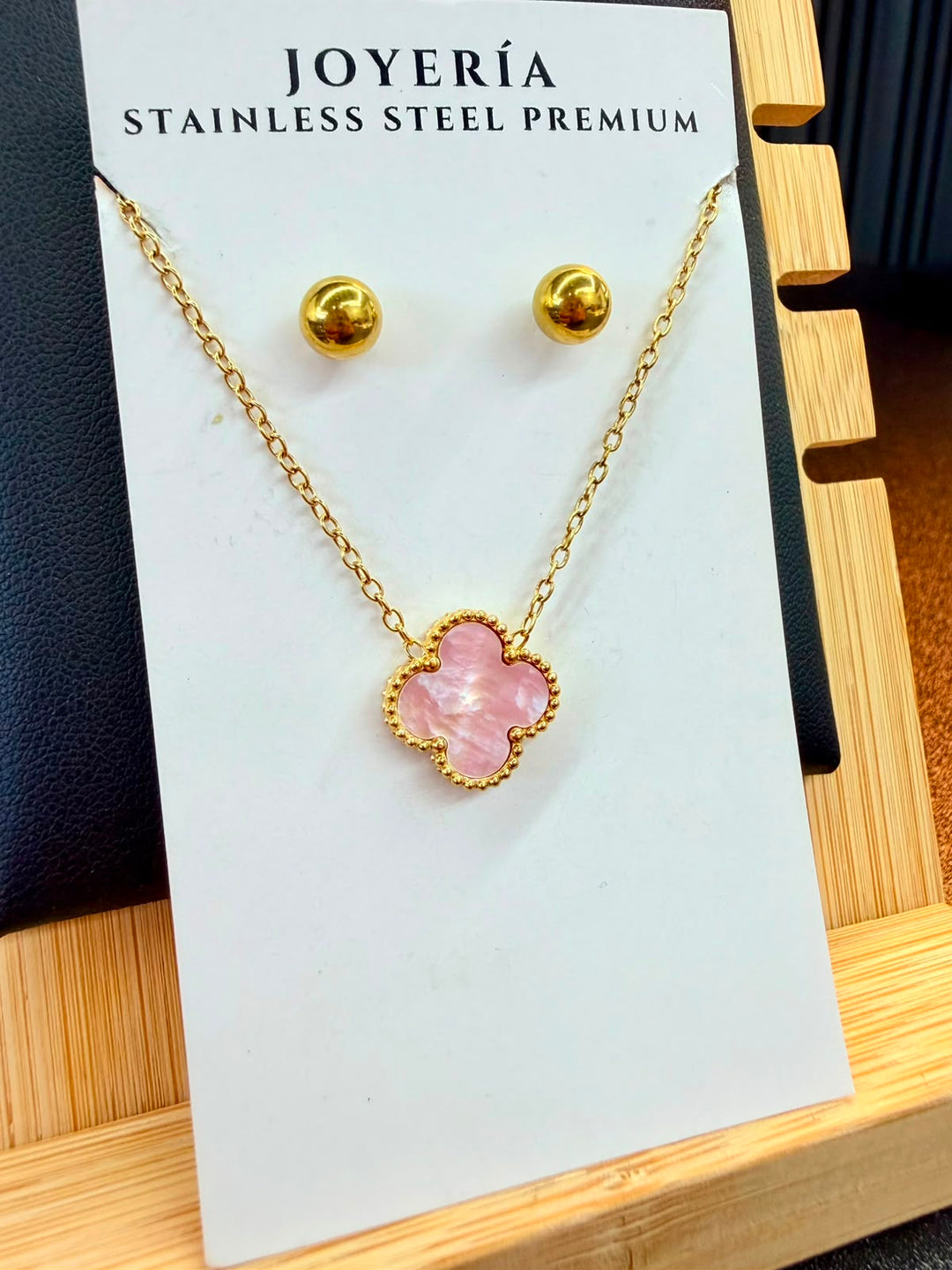 Set Van Cleef Rosa Perlado