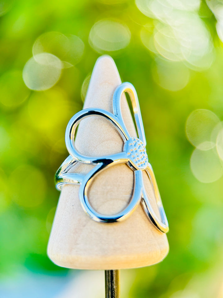 Sortija de Flor Plata