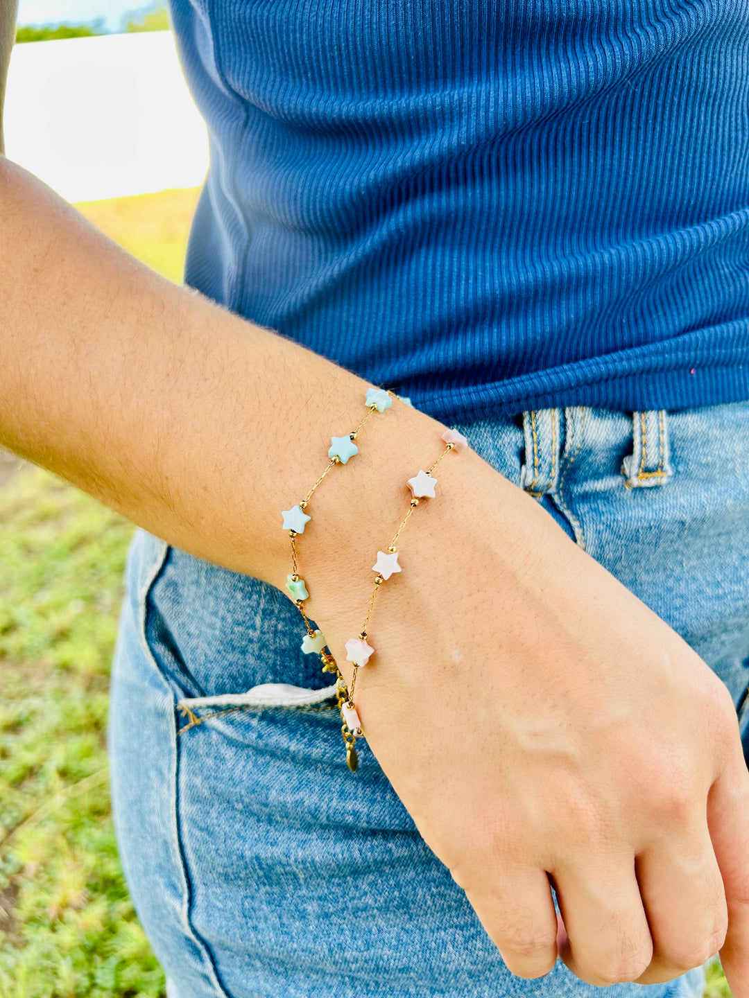 Pulsera/Tobillera de Estrellas