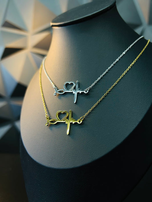 Collar de Signo Vital Oro