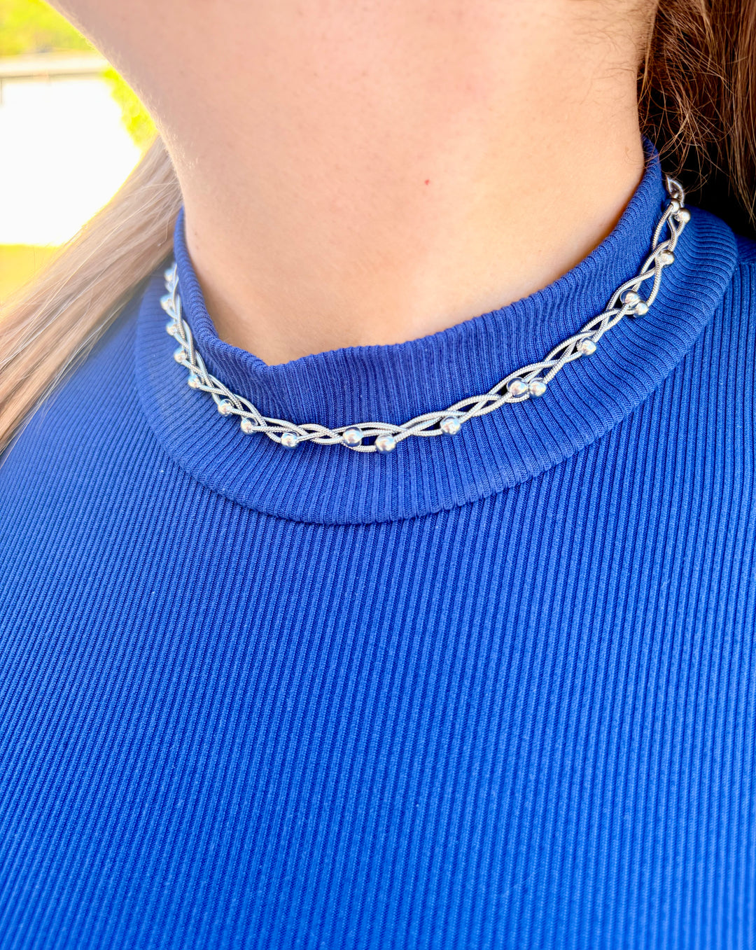 Gargantilla de Bolitas Plata