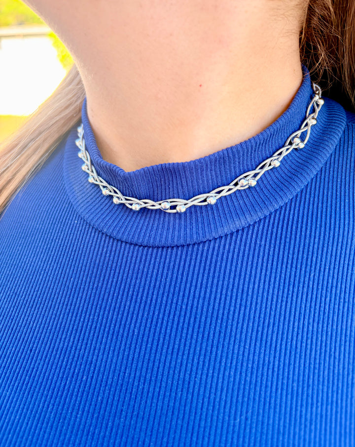 Gargantilla de Bolitas Plata