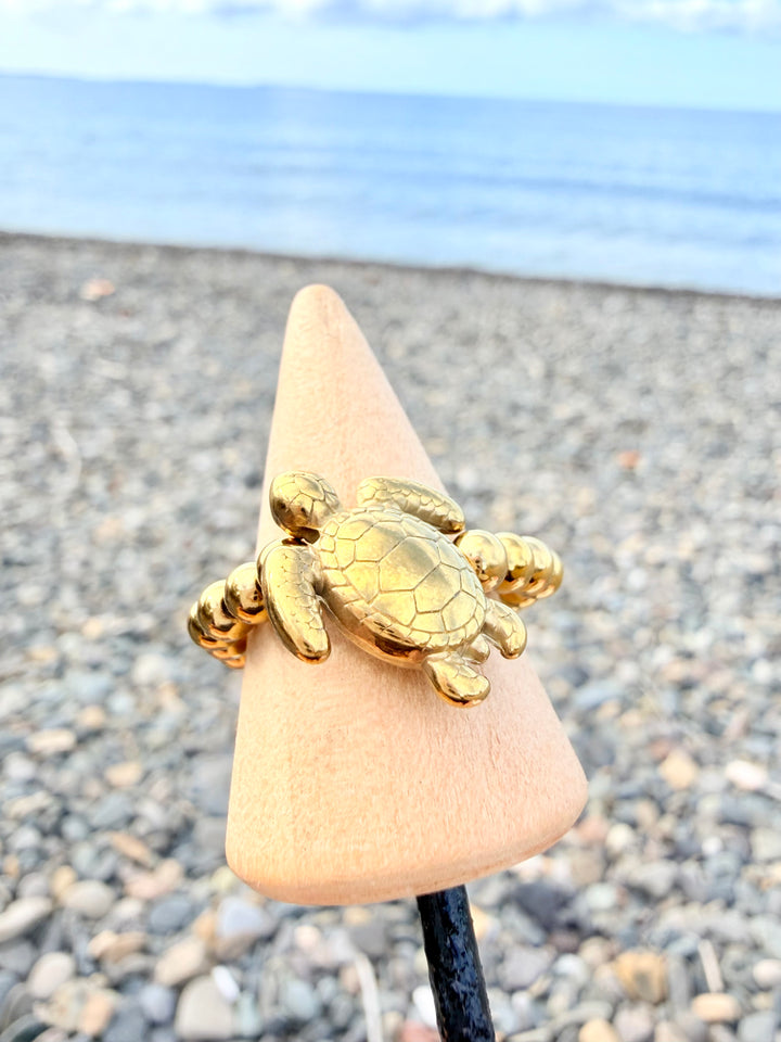 Sortija de Tortuga Oro