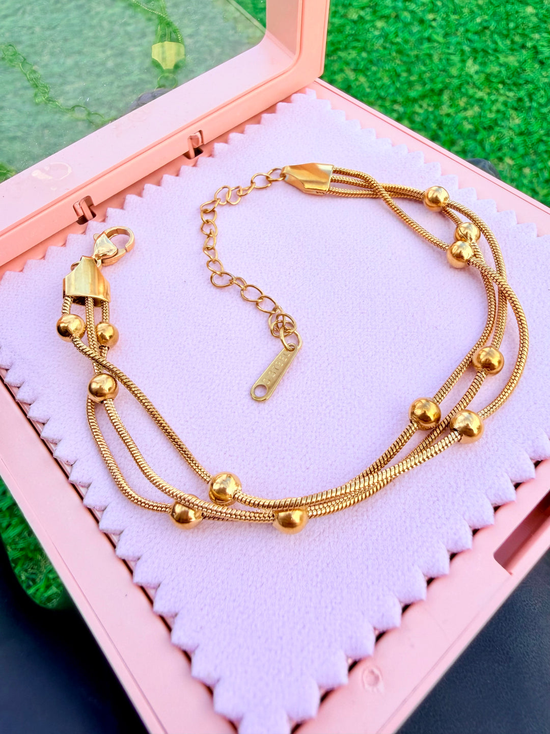 Pulsera Triple Oro