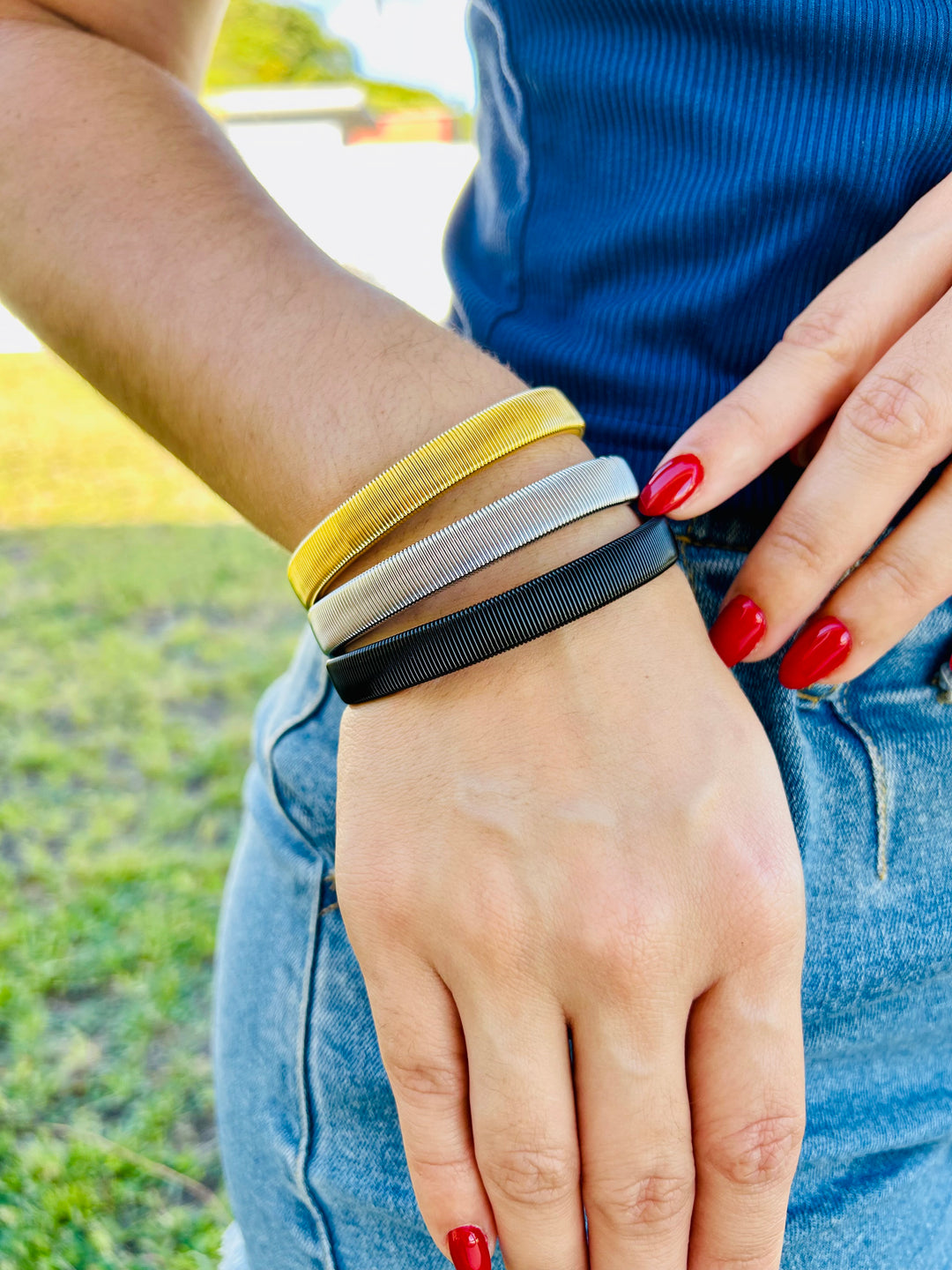 Pulsera Tuboga Plata M