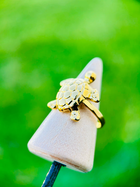 Sortija de Tortuga Oro