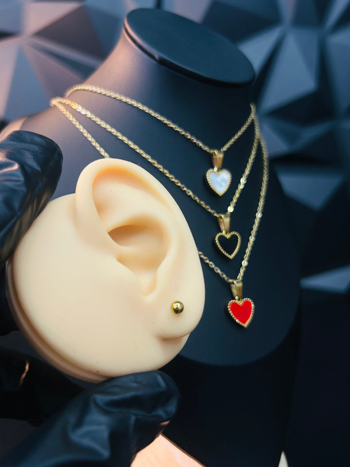 Set de Corazon Blanco