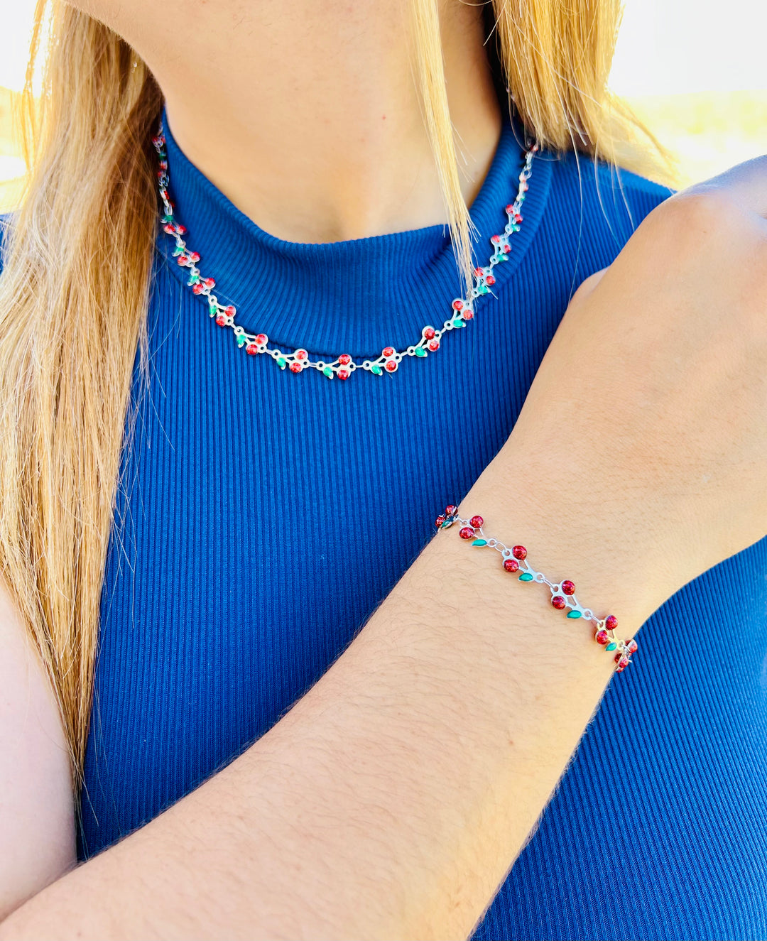 Collar de Cherry Plata
