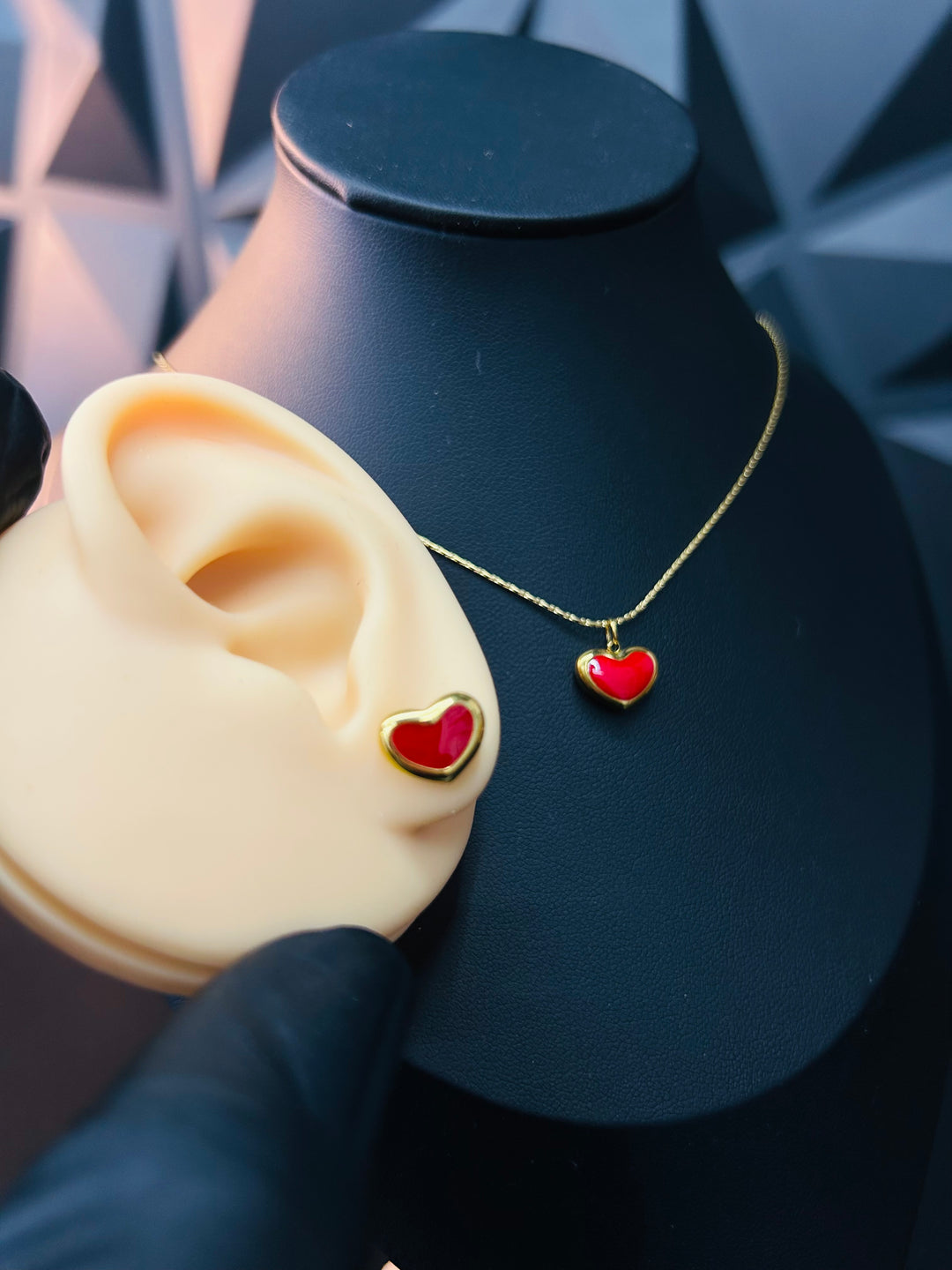 Set de Corazon Rojo