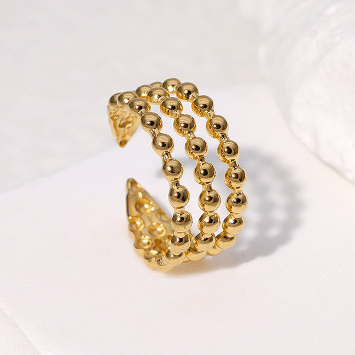 Sortija Triple Oro