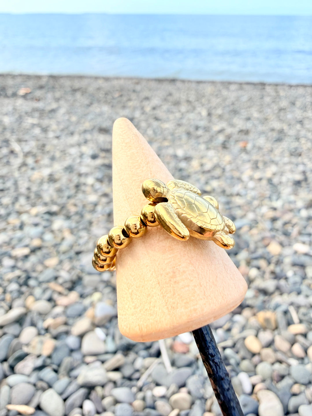 Sortija de Tortuga Oro