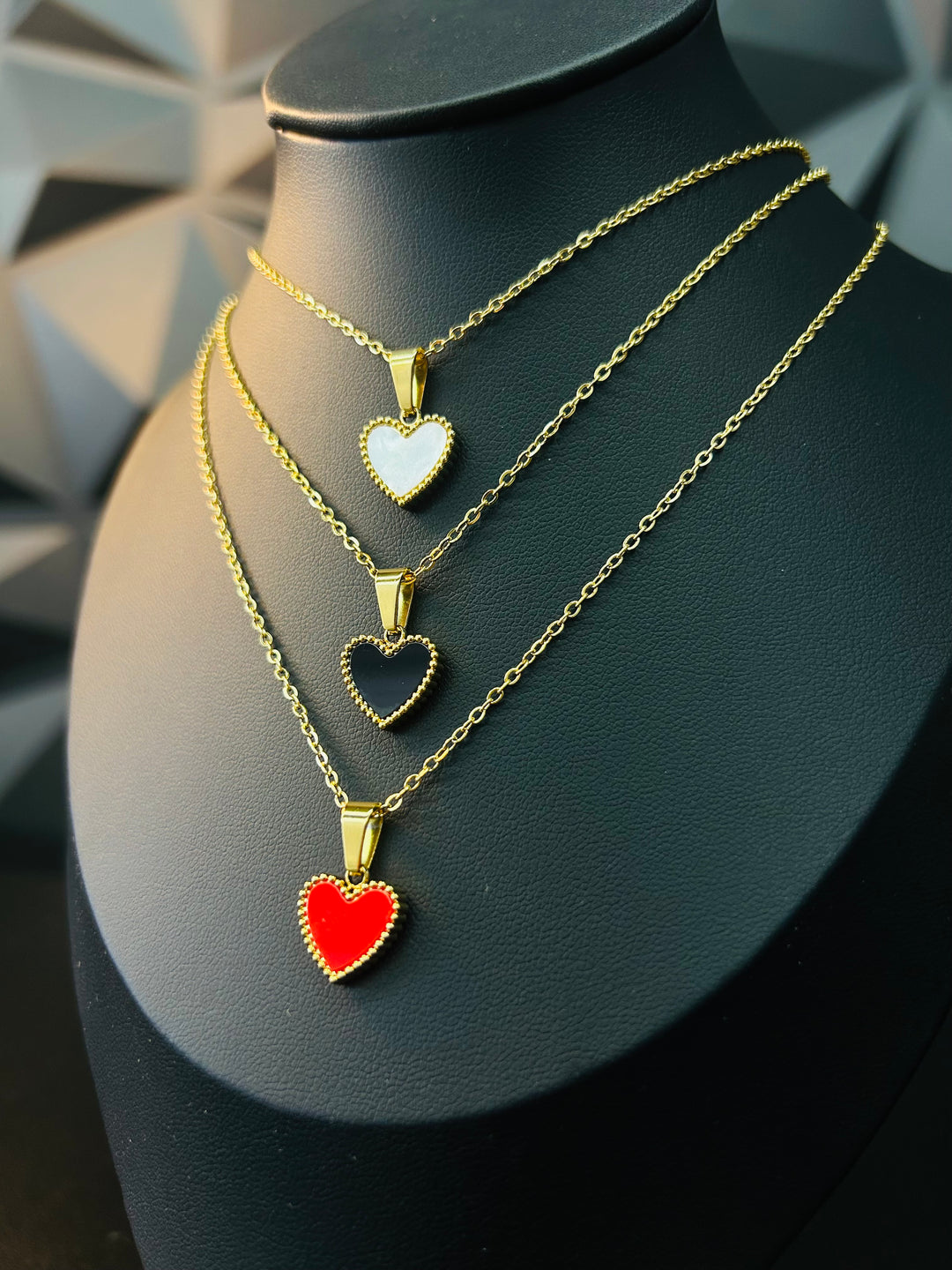 Set de Corazon Blanco