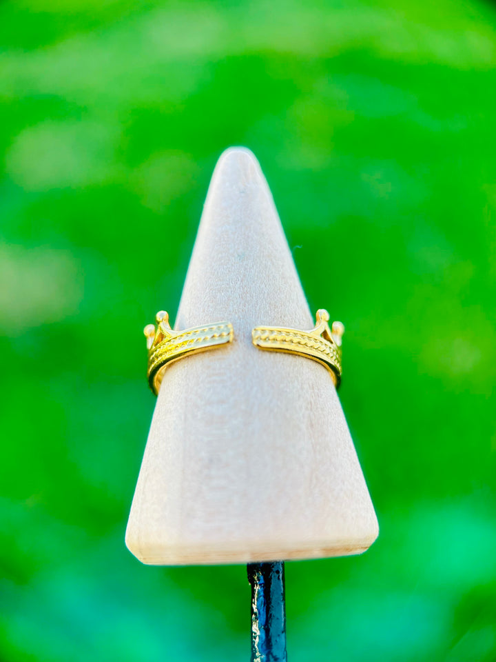 Sortija ajustable de coronoa oro