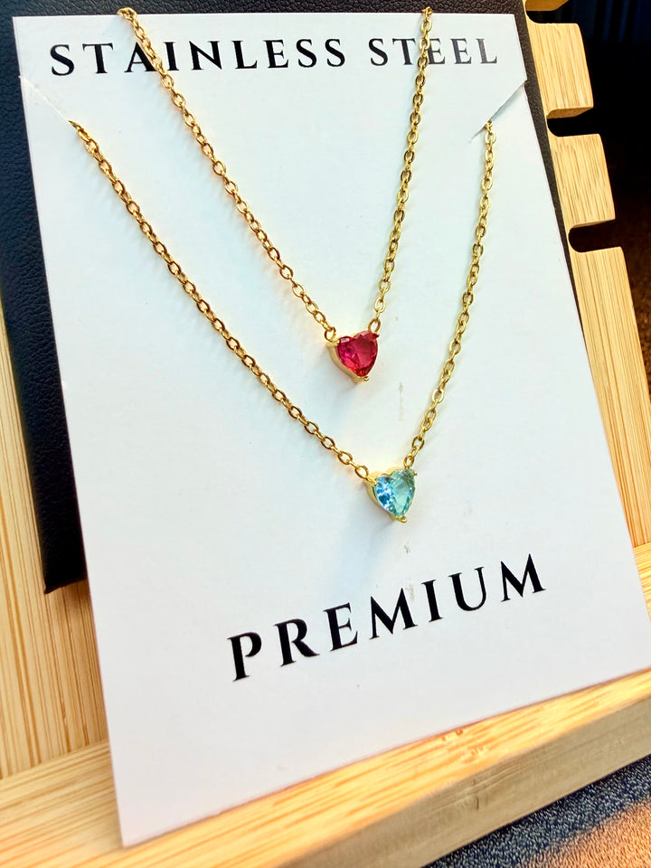 Set de 2 Collares de Corazon #2