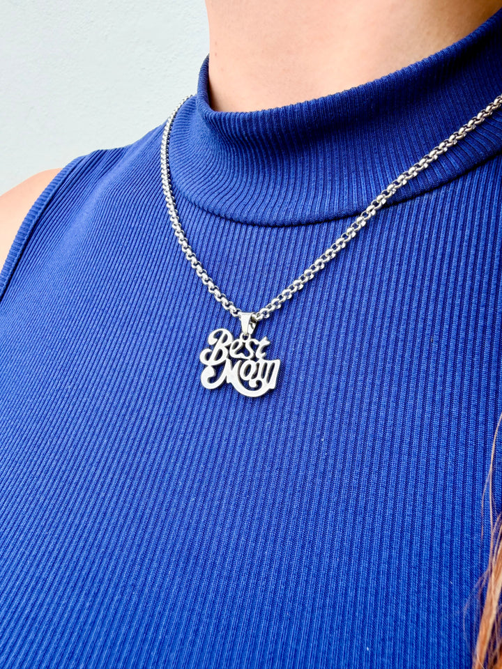 Set "BEST MOM" Plata