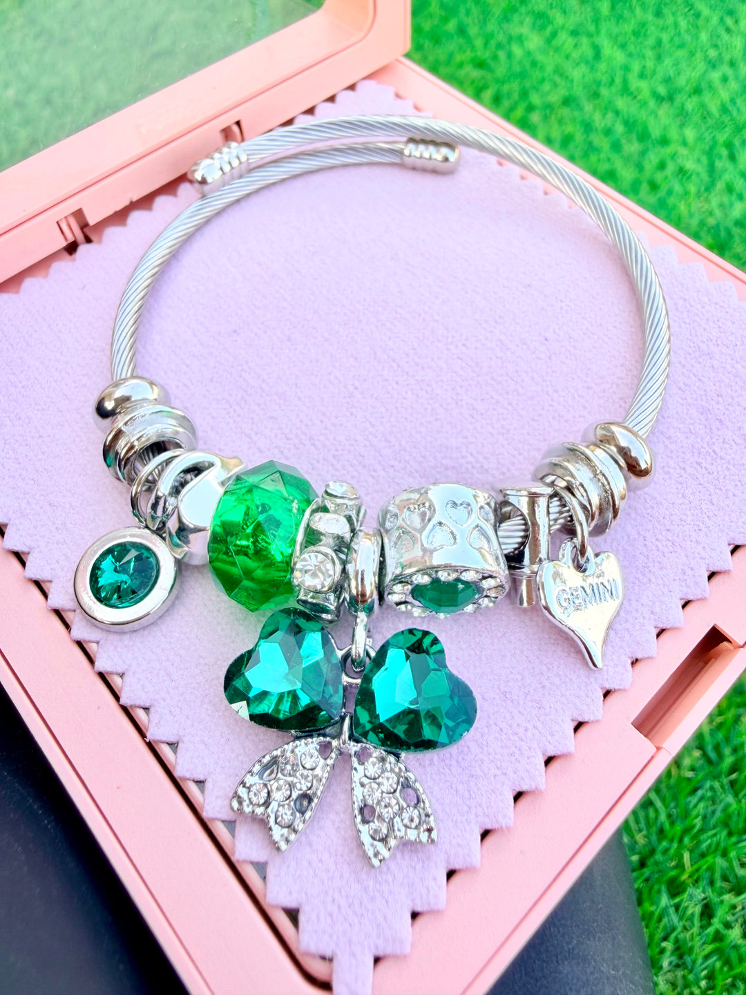 Pulsera de Charms Verde