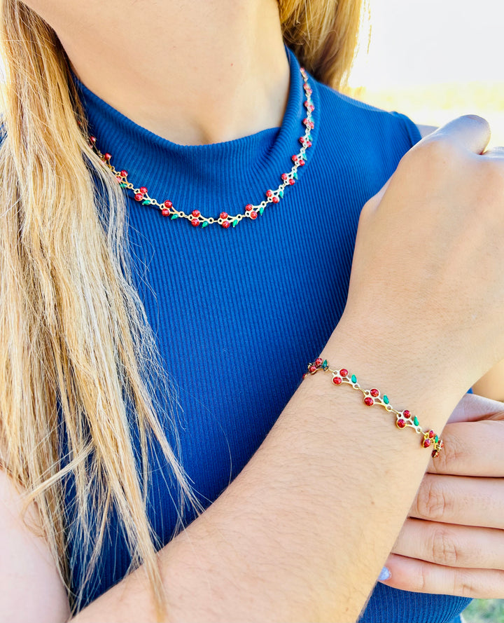 Collar de Cherry Oro