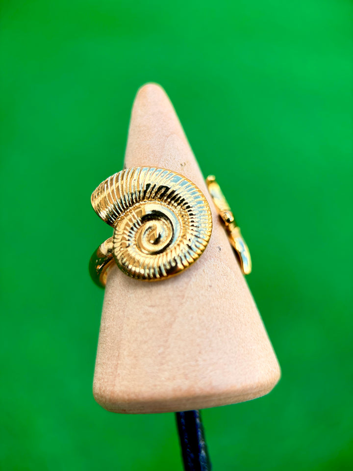 Sortija de Caracol & Estrella