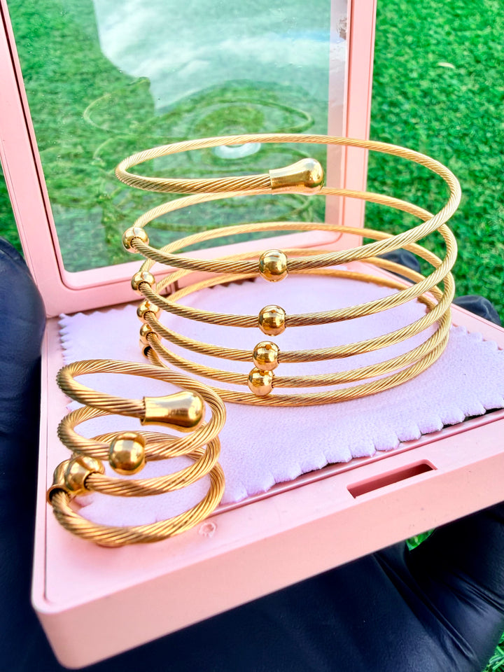 Set de Pulsera & Sortija Oro