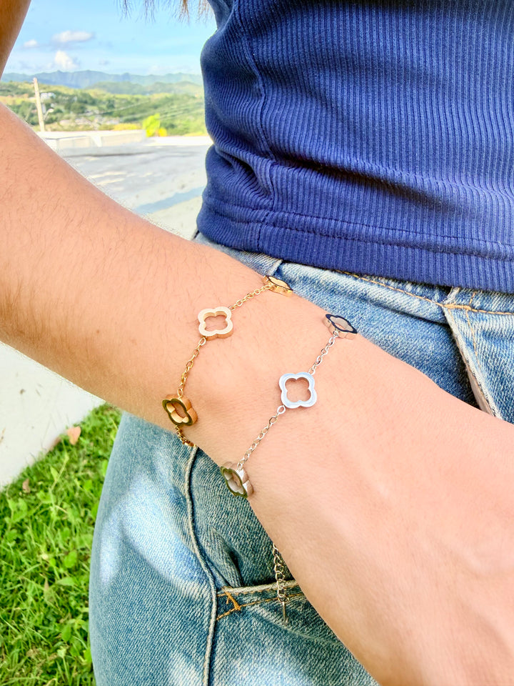 Pulsera Van Cleef Plata