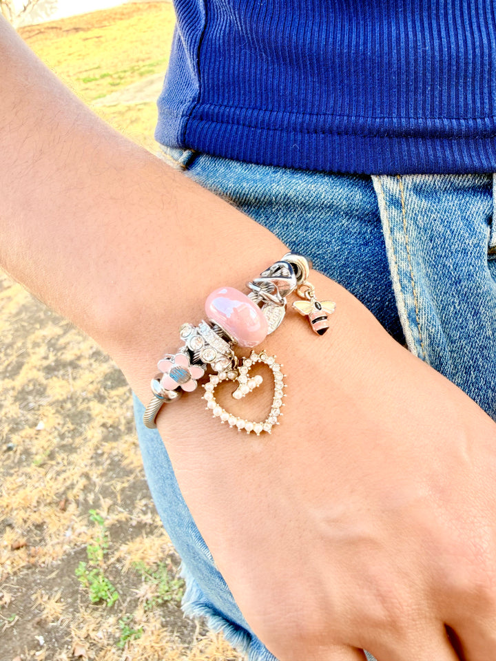 Pulsera de Charms Rosa
