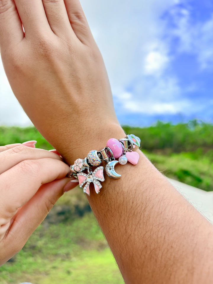 Pulsera de Charms Rosa