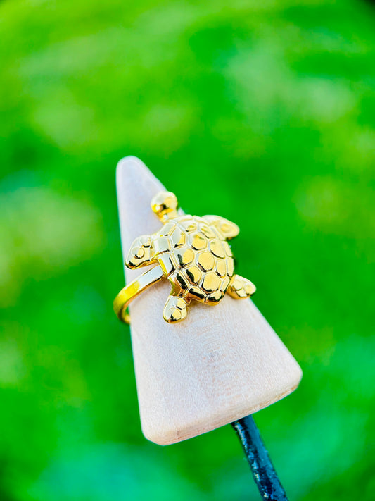 Sortija de Tortuga Oro
