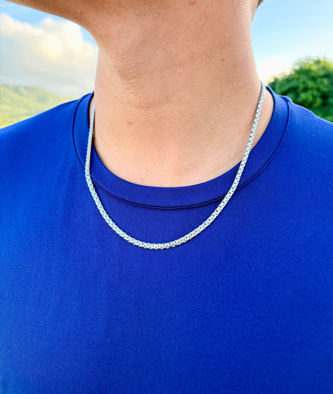 Cadena de Hombre Plata