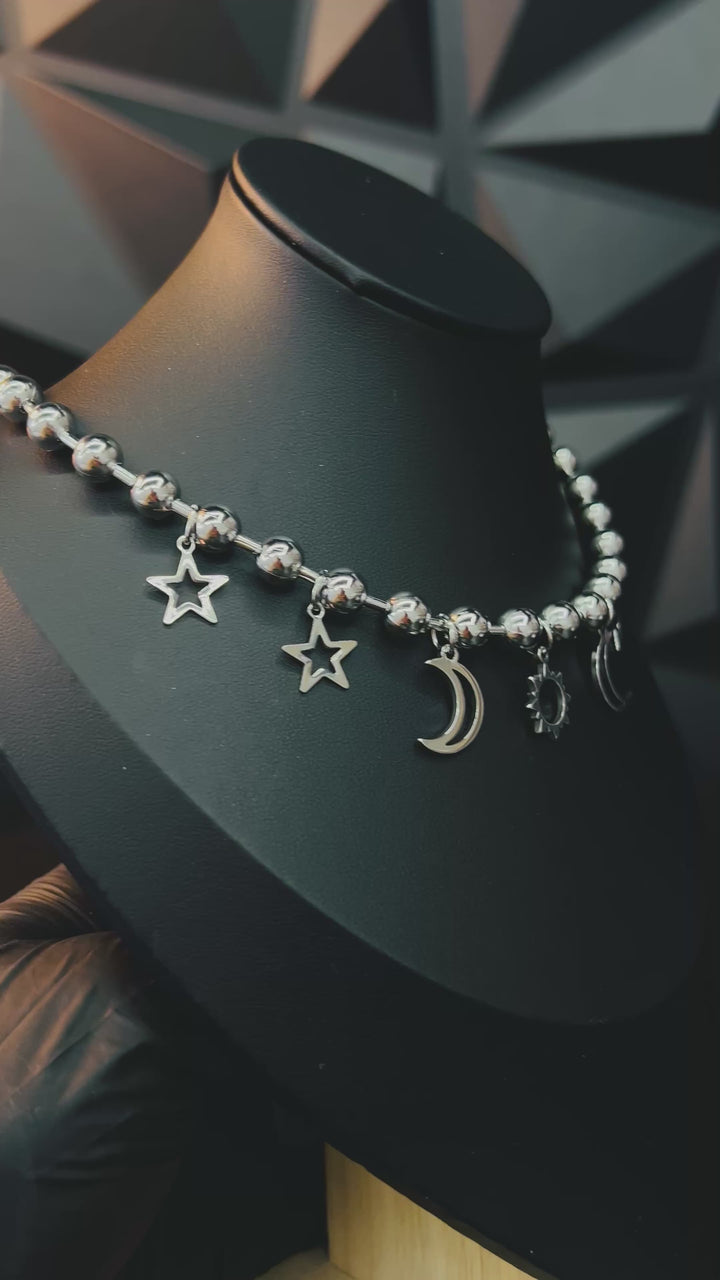 Collar de Charms Plata