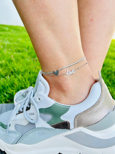Double silver ankle